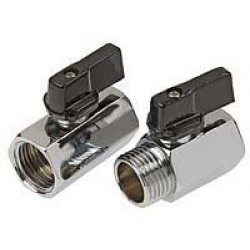 Mini Ball Valve 1/4" Bsp F/M